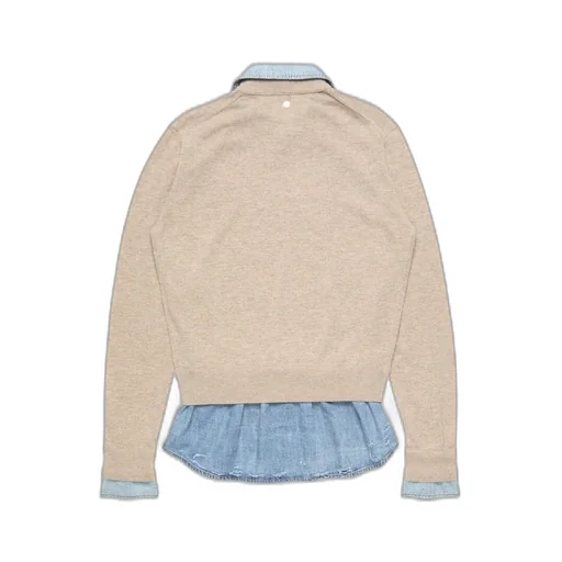 Layered V-Neck Sweater