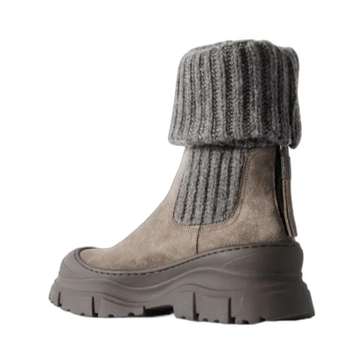 Beaded Chelsea Boots
