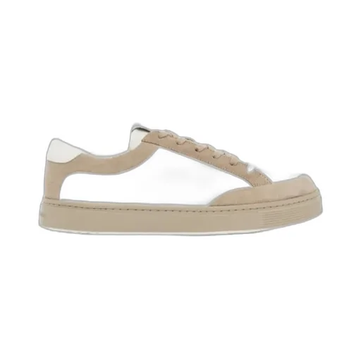 Suede-Panel Sneakers