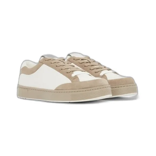 Suede-Panel Sneakers