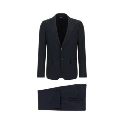 Zegna Pinstripe Single Breasted Suit Set