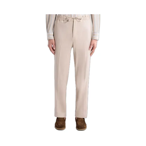 Etro Drawstring Straight-Leg Trousers
