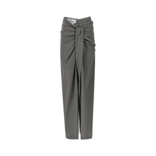 Giuseppe Di Morabito Draped Pleated High-Waisted Pants