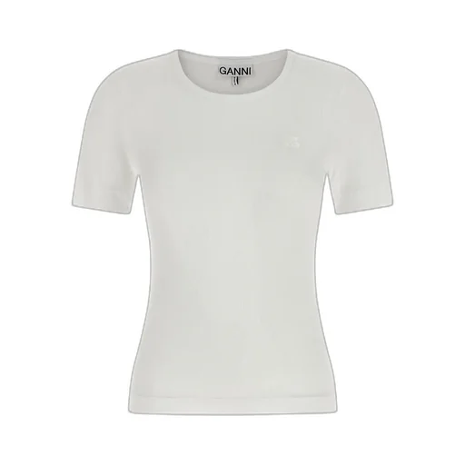 Ganni Logo Embroidery T-Shirt
