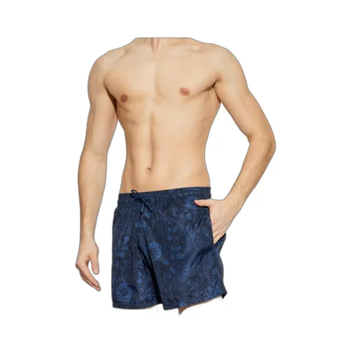 Paisley-Print Swim Shorts