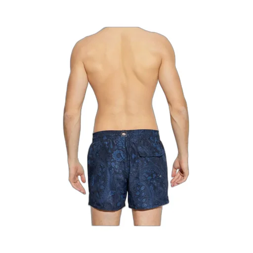 Paisley-Print Swim Shorts