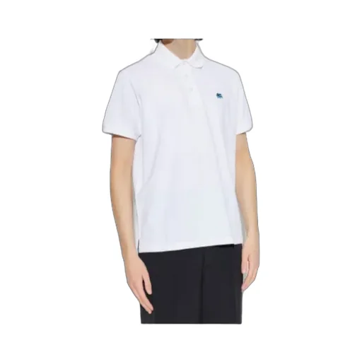 Etro Logo-Embroidered Short-Sleeved Polo Shirt