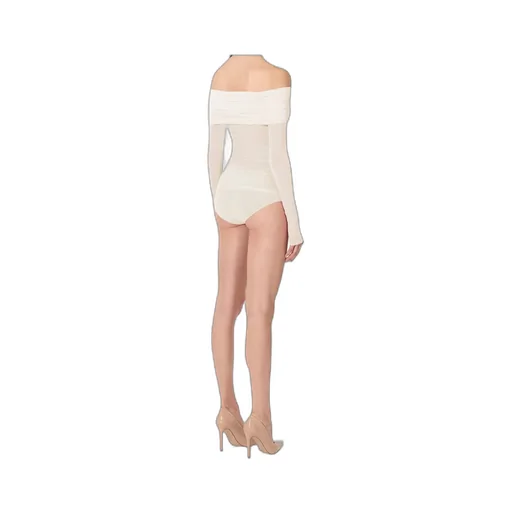 Sheer Drape Long Sleeves Top