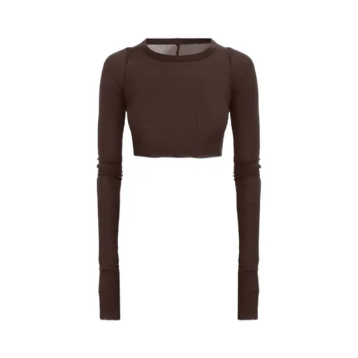 Rick Owens Ribbed Cropped Top