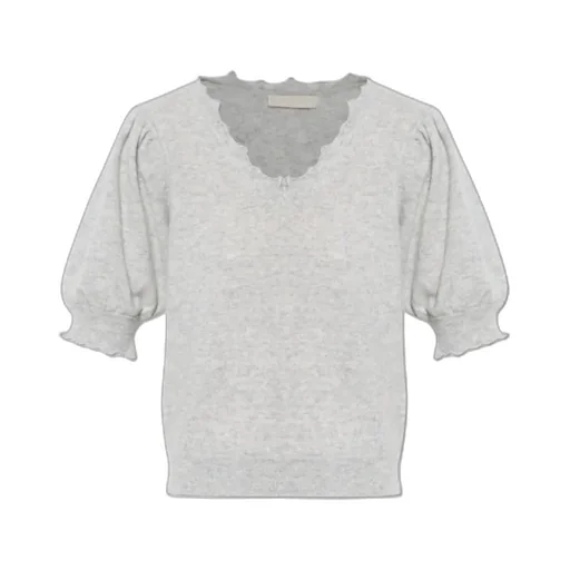 Polline Ruffled-Sleeve T-Shirt