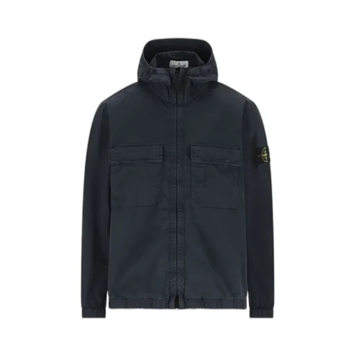 Stone Island Zip-Up Hooded Jacket