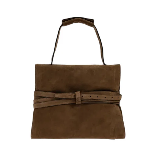 Moschino Logo Detailed Top Handle Handbag