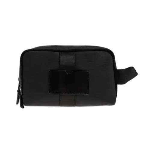 Moschino Logo Detailed Zipped Cosmetic Bag