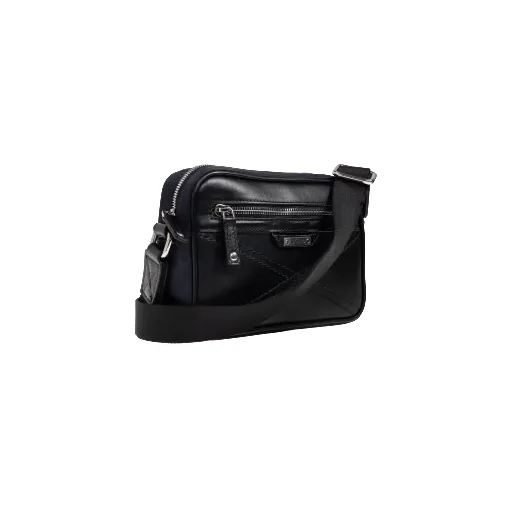 Iceberg Logo Zip Pocket Shoulder Bag