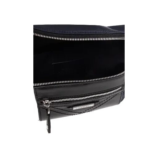 Iceberg Quilted Zip Belt Messenger Bag