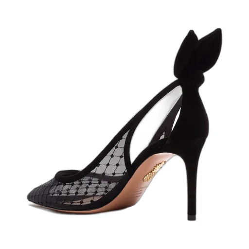Aquazzura Mesh High Heel