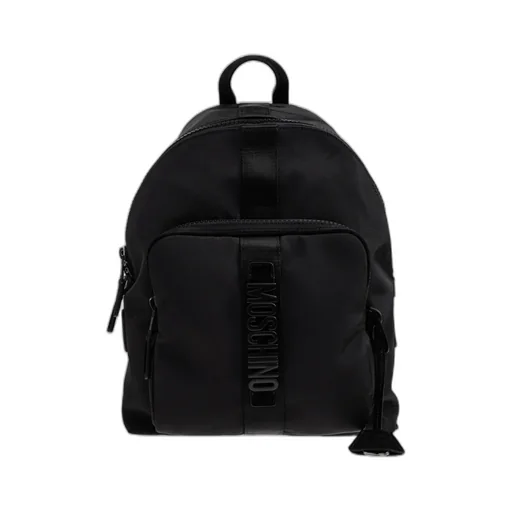 Moschino Logo Detailed Zipped Backpack