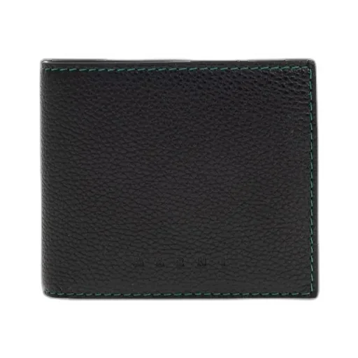 Marni Contrast Stitching Bifold Wallet