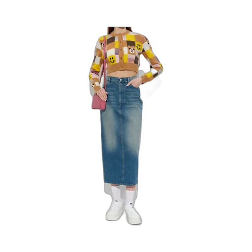 Moschino Long Sleeve Cropped Cardigan