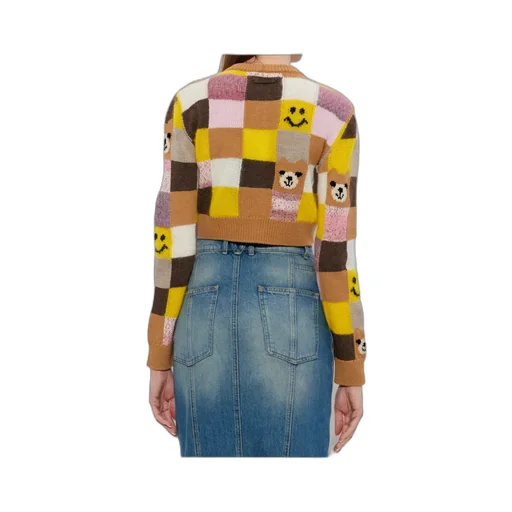 Moschino Long Sleeve Cropped Cardigan