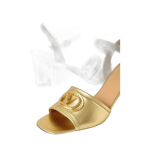 Open-Toe High-Heeled Sandals