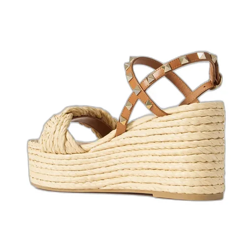 Rockstud 95 Wedge Sandals