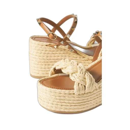 Rockstud 95 Wedge Sandals