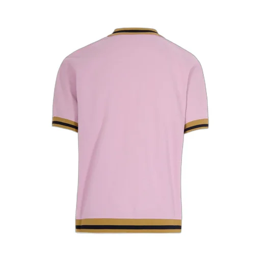 Marni Logo Embroidered Stripe-Detail Polo Shirt