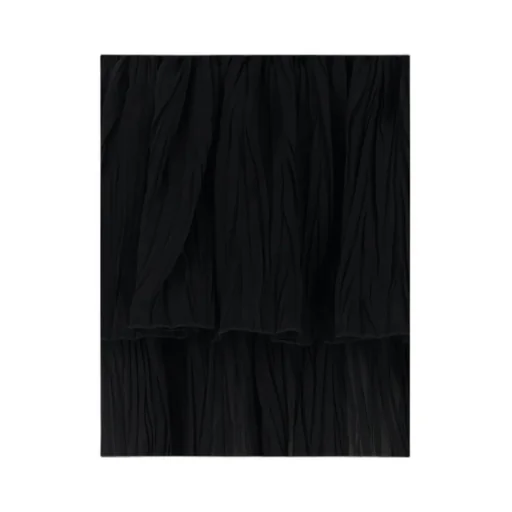 Blumarine Asymmetric Crinked Mini Skirt