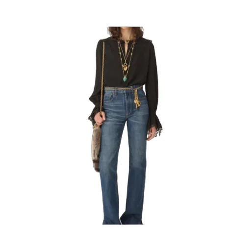 Chloé Fluid Lace Detailed Blouse