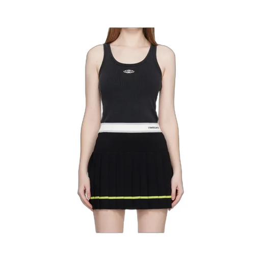 Ribbed Crew Neck Vest