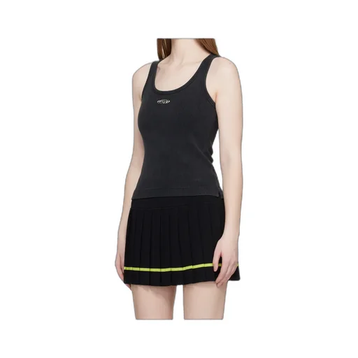 Ribbed Crew Neck Vest