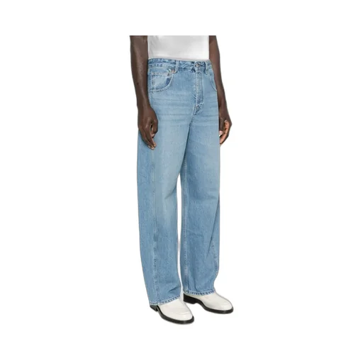 Waistband Jeans With Belt Loops