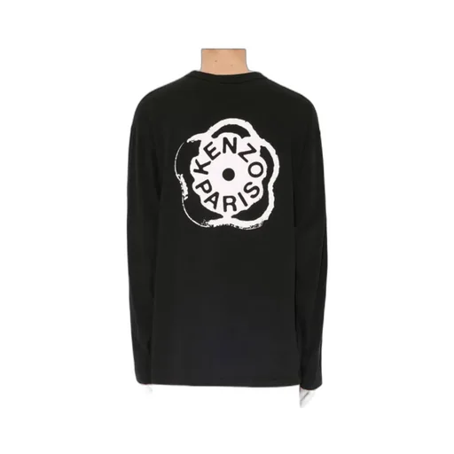 Long Sleeve T-Shirt In Cotton Boke Flower 2.0