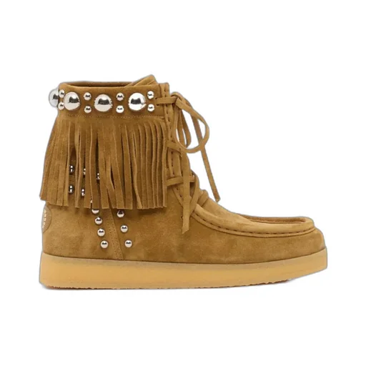Round-Toe Ankle Boots
