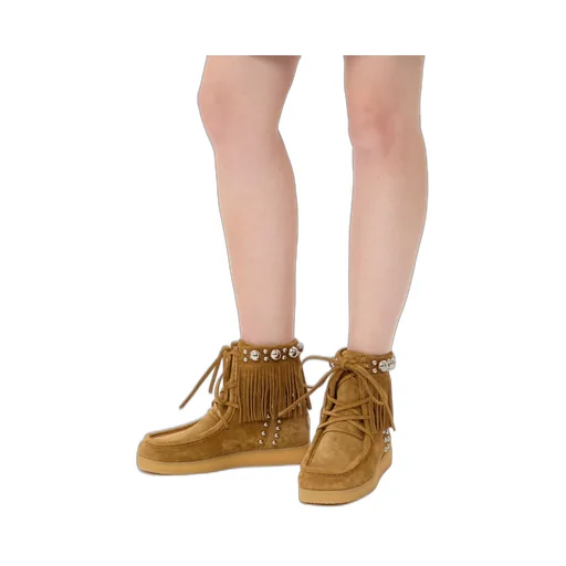 Round-Toe Ankle Boots