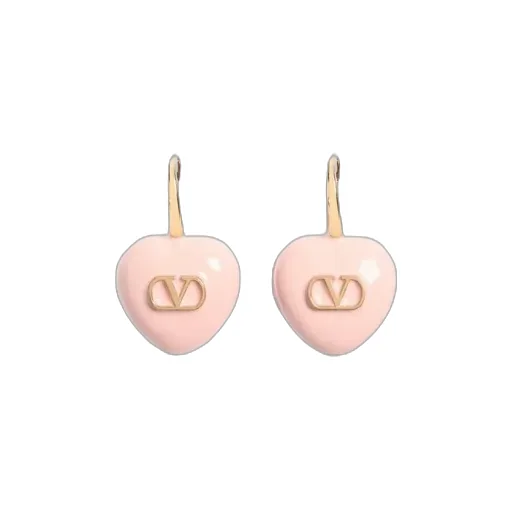 Coeur Royal Metal And Enamel Earrings