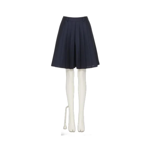 Belted A-Line Skirt