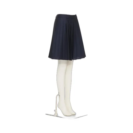 Belted A-Line Skirt