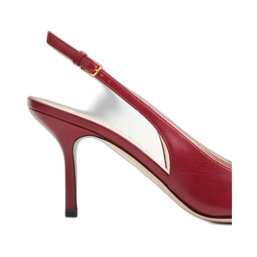 Bepointy Slingback Pump In Patent Leather And Kidskin 80Mm