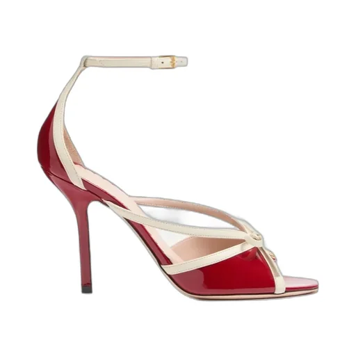Bepointy Sandal In Patent Leather And Kidskin 100Mm