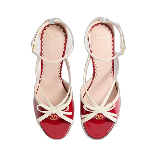 Bepointy Sandal In Patent Leather And Kidskin 100Mm