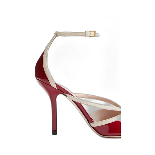 Bepointy Sandal In Patent Leather And Kidskin 100Mm