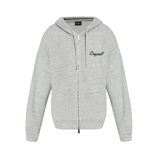 Dsquared2 Logo-Embroidered Drawstring Hoodie