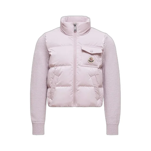 Wool Padded Zip-Up Cardigan