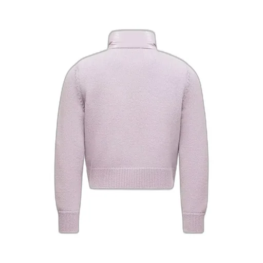 Wool Padded Zip-Up Cardigan