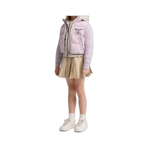 Wool Padded Zip-Up Cardigan