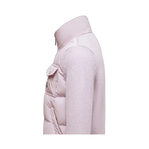 Wool Padded Zip-Up Cardigan