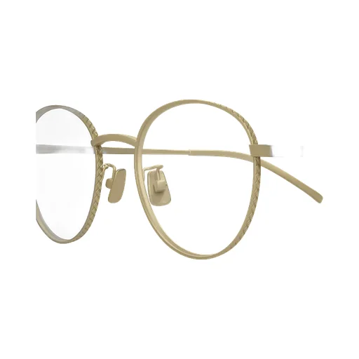 Bottega Veneta Eyewear Oval Frame Glasses