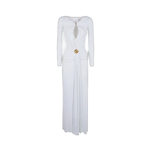 Gold-Tone Hardware Maxi Dress